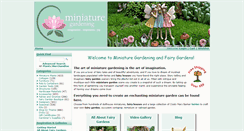 Desktop Screenshot of miniature-gardening.com